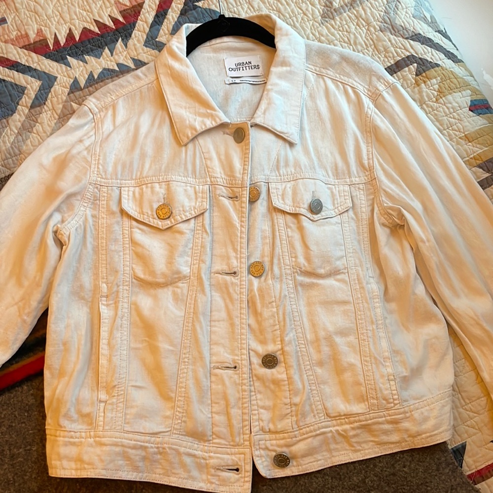 White linen jacket